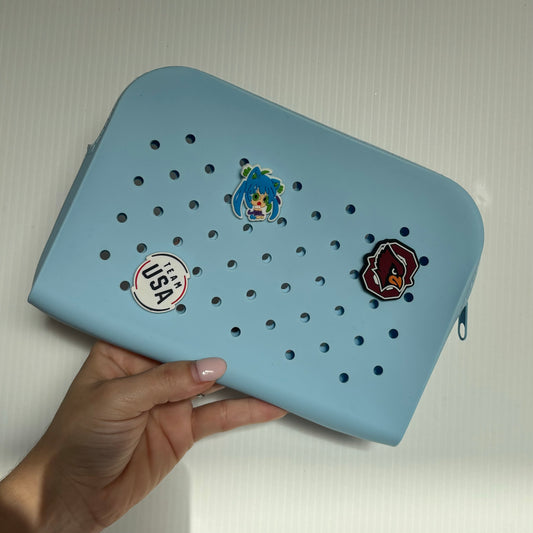 Pochette bleu (sans charm)