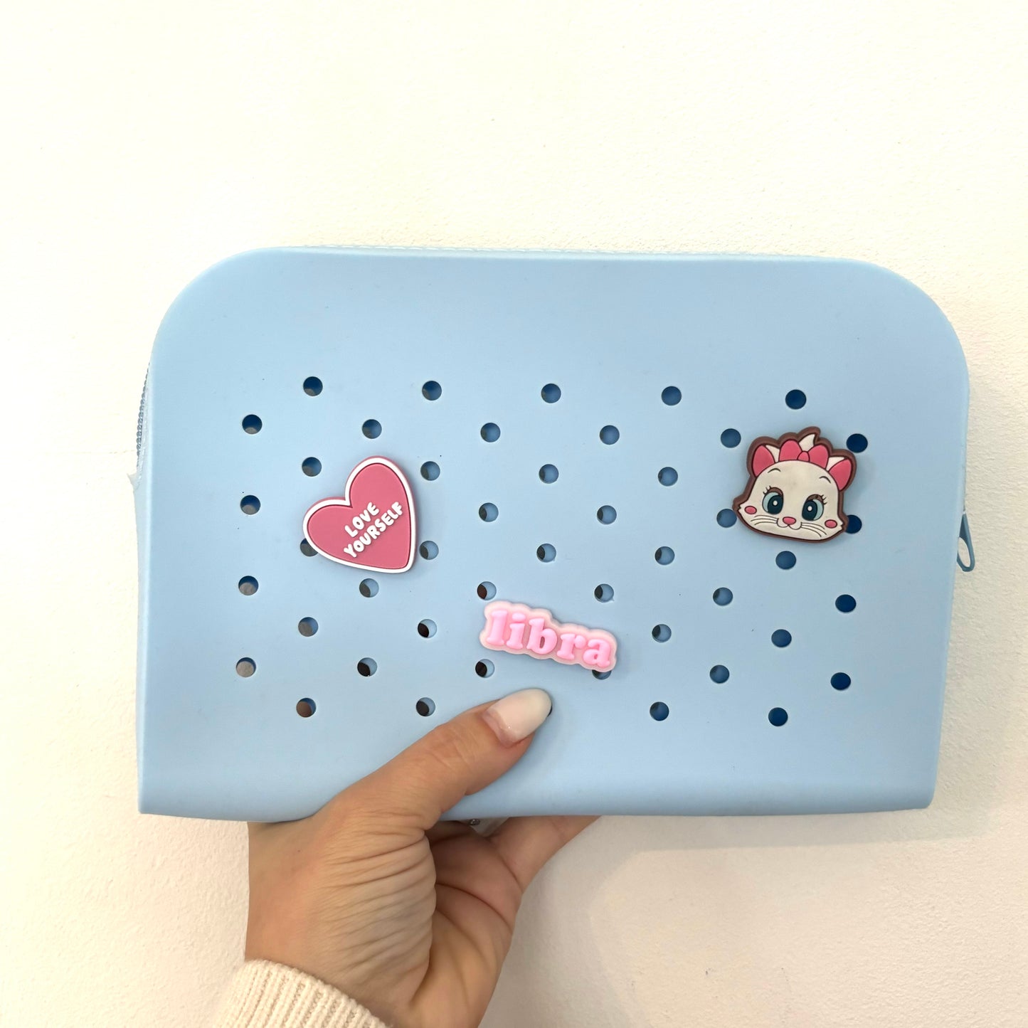 Pochette bleu (sans charm)
