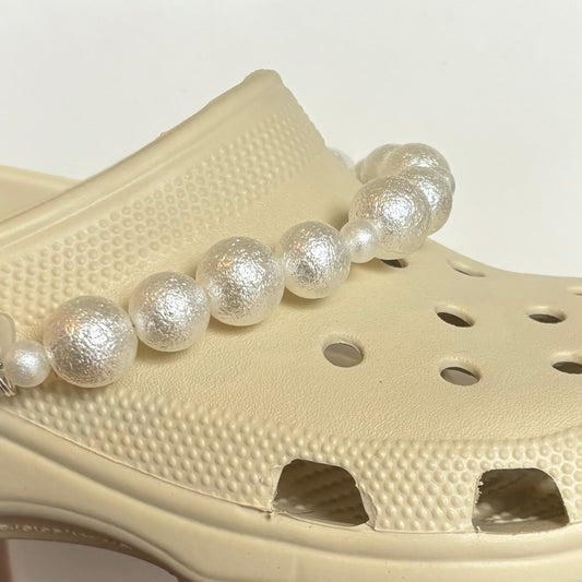 Chaine perle argent