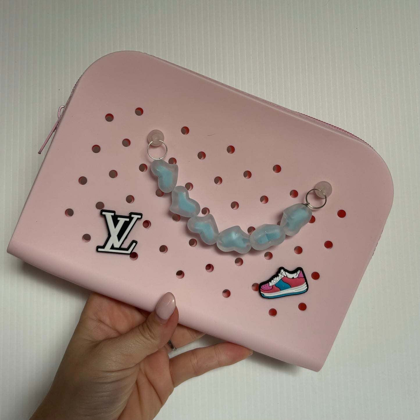 Pochette rose (sans charm)